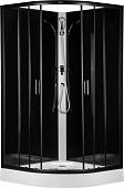 Душевая кабина Saniteco P1SE 90x90 (черный)