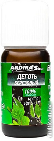 Aroma Saules Эфирное масло Березовый деготь 10 мл