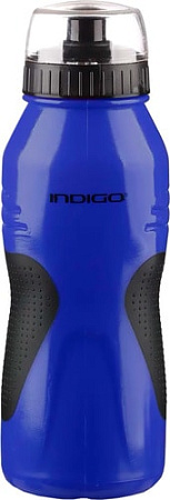 Бутылка для воды Indigo Comfort IN037 (синий/черный)