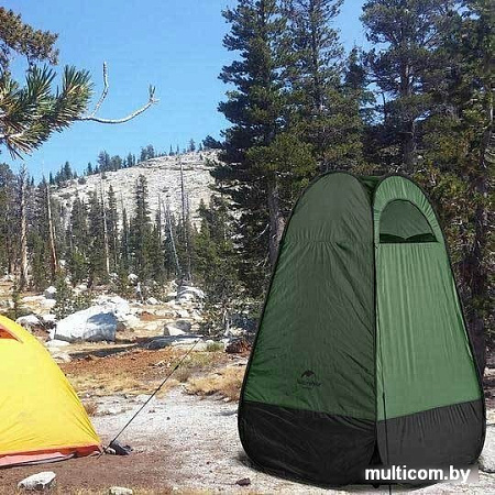 Палатка для душа и туалета Naturehike Utility NH17Z002-P (190T, зеленый)