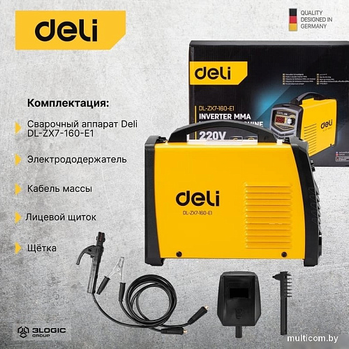 Сварочный инвертор Deli DL-ZX7-160-E1