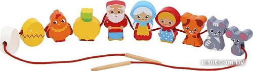 Шнуровка Mapacha сказка 2в1. Курочка Ряба Репка 76806