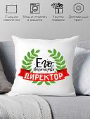 Декоративная подушка Print Style Его величество директор 40x40plat71