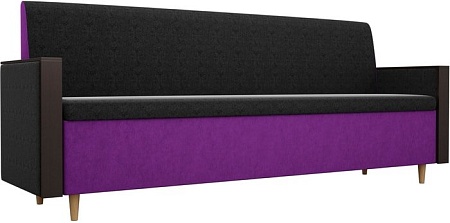 Диван Mebelico Модерн 100163 (черный/фиолетовый)
