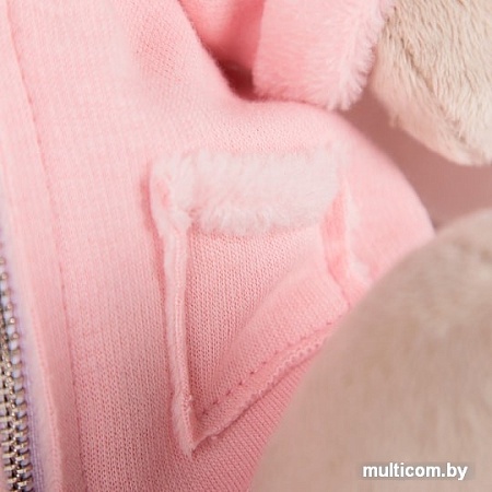 Мягкая игрушка Зайка Ми В розовой меховой курточке SidM-209
