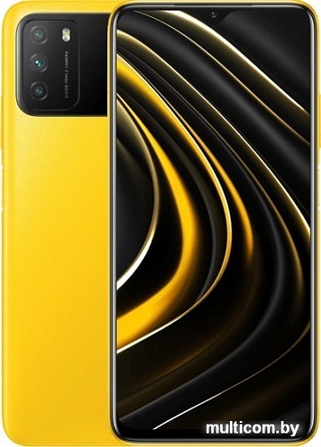 Смартфон POCO M3 4GB/64GB международная версия (желтый)