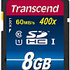 Карта памяти Transcend SDHC Class 10 UHS-I Premium 8Gb (TS8GSDU1)