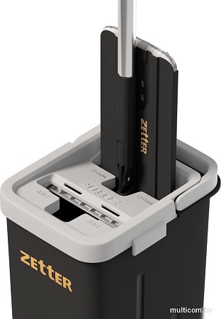 Швабра с отжимом Zetter S Home-bs-b (черный)