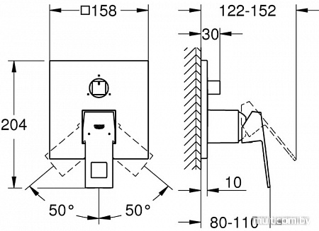 Смеситель Grohe Eurocube 24094000