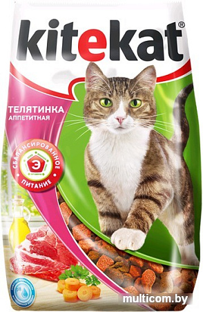 Корм для кошек Kitekat Телятинка аппетитная 1.9 кг