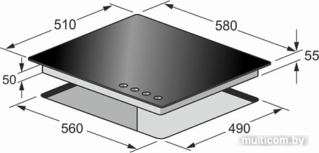 Варочная панель Kaiser KCG 6335 RotEm Turbo