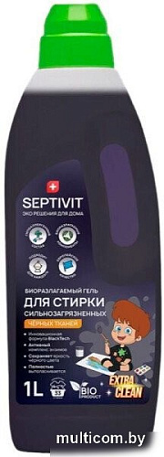 Гель для стирки Septivit Сильнозагрязненные Черные вещи (1 л)