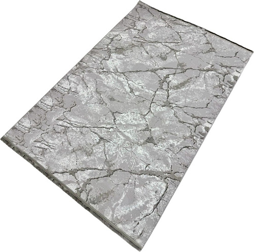 Ковер для жилой комнаты Radjab Carpet Афина Прямоугольник 0909A 13265RK (3x4, Grey/Grey)