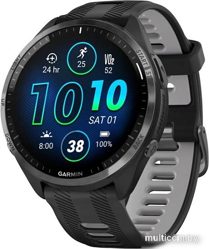 Умные часы Garmin Forerunner 965 (черный/серый)