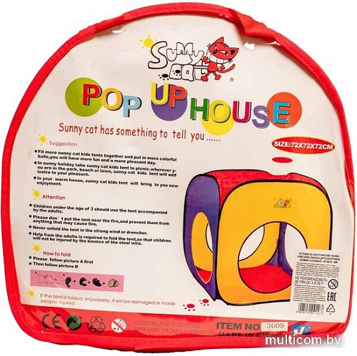Игровая палатка Play Smart Домик 3009