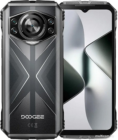 Телефон Doogee S118 12GB/512GB (черный/серебристый)