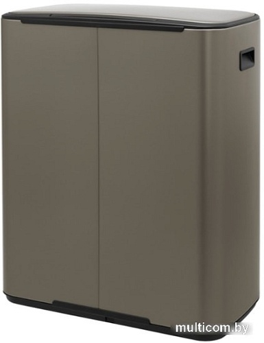 Brabantia Bo Pedal Bin 2 x 30 л (платиновый)