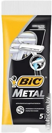 Бритвенный станок BIC Metal (5 шт)