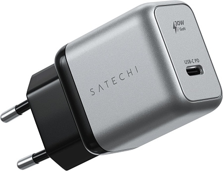 Сетевое зарядное Satechi 30W USB-C GaN Wall Charger ST-UC30WCM-EU