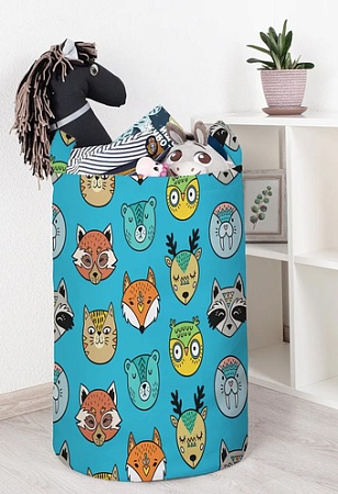 Корзина JoyArty Енот, Лиса и Кот toba_75029_L