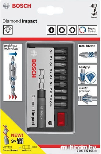 Набор бит Bosch 2608522064 10 предметов