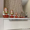 Развивающая игра Брестская Матрешка Девушка в восточном славянском традиционном костюме (набор 7 шт)