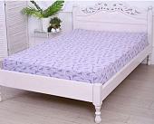 Постельное белье Luxsonia Трикотаж на резинке 180x200 2230 (лаванда сиреневый)