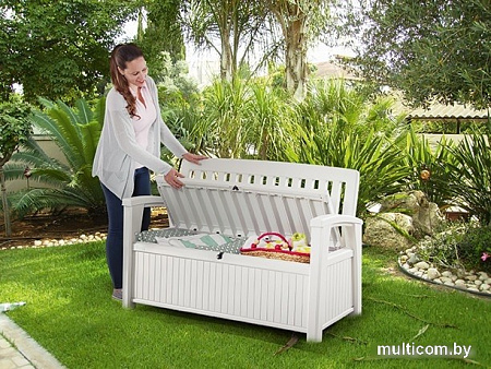 Сундук Keter Patio Bench (белый)