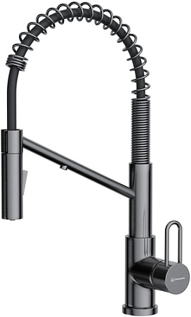 Смеситель Omoikiri Mikawa 2 Plus-SB-GM 4994454 (вороненая сталь)