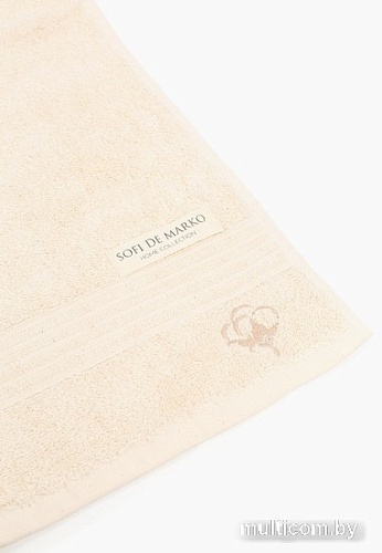 Набор полотенец Sofi De MarkO Nicole 50х90 70х140 Пол-Нк-бж-КТ (бежевый)