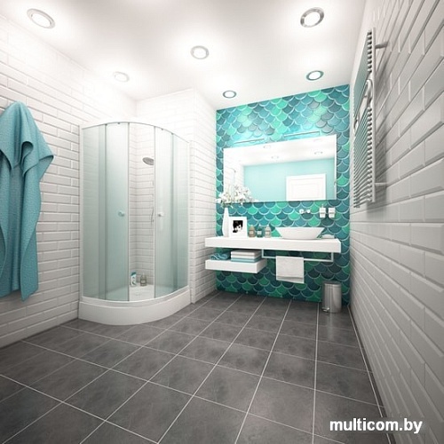 Душевой уголок Метакам Classic 90x90 (матовое стекло)