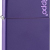 Зажигалка Zippo Classic Purple Matte Zippo Logo 237ZL
