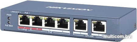 Коммутатор Hikvision DS-3E0106P-E/M