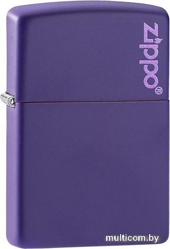 Зажигалка Zippo Classic Purple Matte Zippo Logo 237ZL