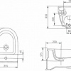 Биде Cersanit Crea K114-009