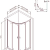 Душевой поддон AM.PM X-Joy W88T-205-080W