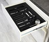 Лоток для столовых приборов Starax S-2283-A (антрацит)