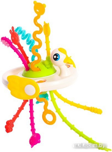 Развивающая игрушка Zabiaka IQ Уточка-тянучка 9898367