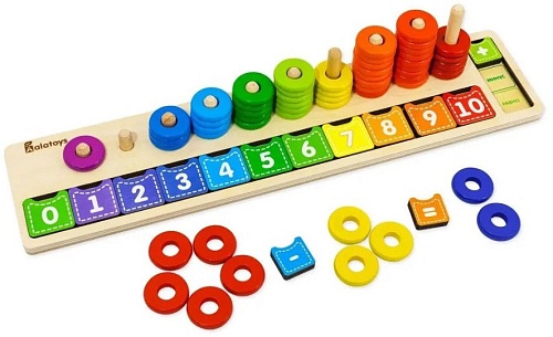 Сортер Alatoys Пирамидка. Счеты ПСЧ3011