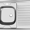 Кухонная мойка Ukinox STD800.600-5C 0L (с сифоном)