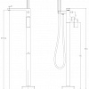Смеситель Omnires Parma PM7433BL