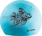 Шапочка для плавания Atemi PU 302 (голубой)