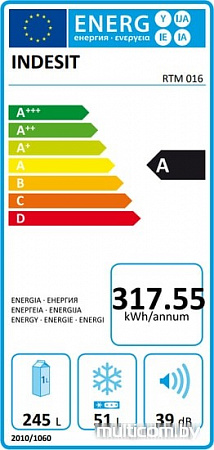 Холодильник Indesit RTM 016