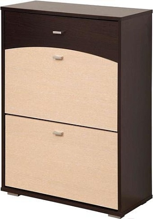 Тумба для обуви Олмеко Фиеста-7 (венге/дуб линдберг)