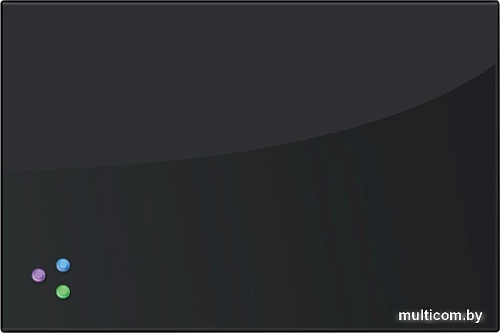 Магнитно-маркерная доска BRAUBERG стеклянная 60х90 см (черный)