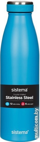 Бутылка для воды Sistema 550 500мл (синий)