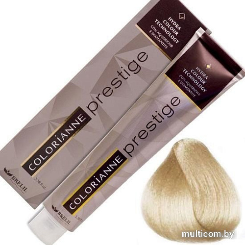 Крем-краска для волос Brelil Professional Colorianne Prestige 100/0 суперосветлитель натуральная платина