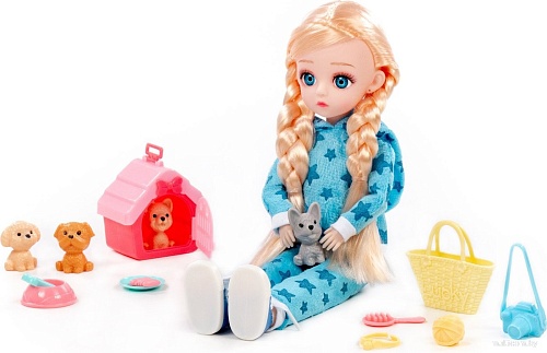 Кукла-питомец Полесье Даша в спортивном костюме 03090