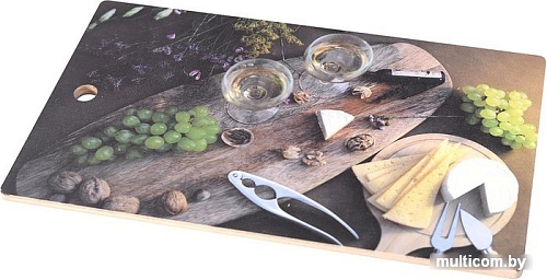 Разделочная доска Мультидом Сырная фантазия МТ18-25