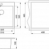 Кухонная мойка Granula 5102 (пирит)
